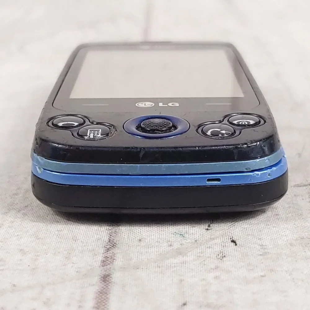 BAD SCREEN PARTS ONLY - LG Neon 2 II Slider Cell Phone - GW370 Blue ( AT&T )